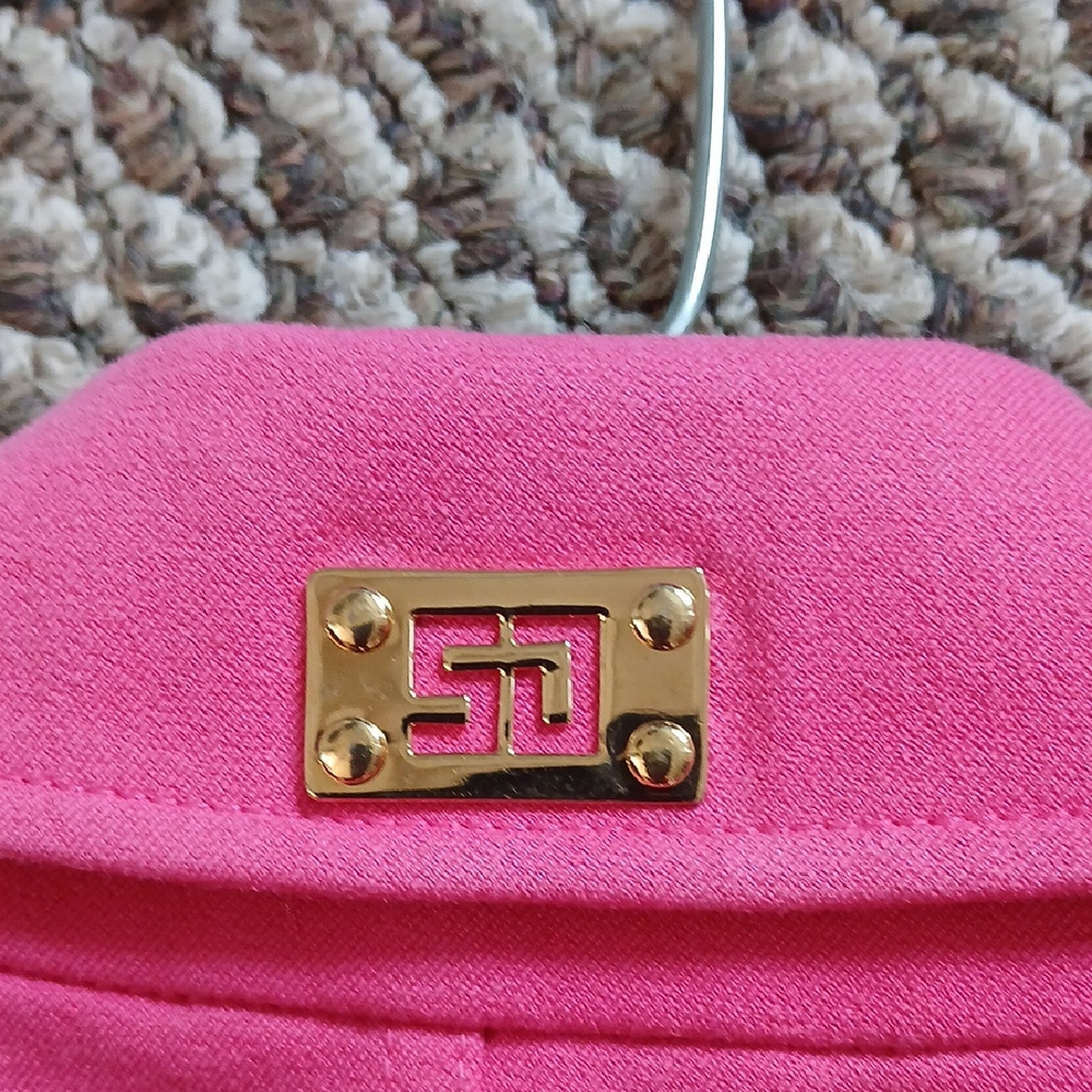 St. John Sport by Marie Gray Pink Blazer Jacket - Picture 6 of 6